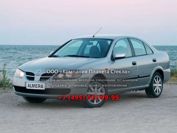 Стекло для Nissan Almera седан 2003 - 2006, N16 [рестайлинг]