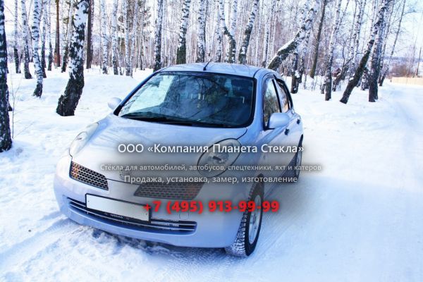 Стекло для Nissan March хетчбэк 2002 - 2005, K12