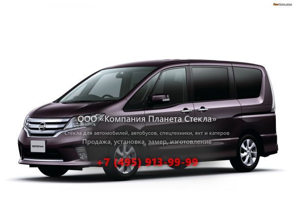 Стекло для Nissan Serena минивэн 2010 - 2013, C26