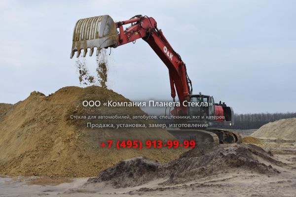 Стекло для гусеничных экскаваторов O&K RH 23.5