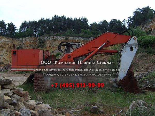 Стекло для гусеничных экскаваторов O&K RH 25