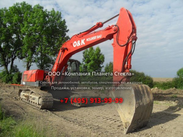 Стекло для гусеничных экскаваторов O&K RH 6 Compact