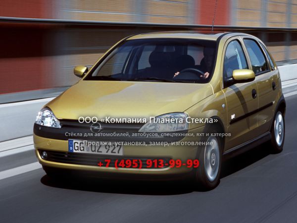 Стекло для Opel Corsa хетчбэк 2000 - 2003, C