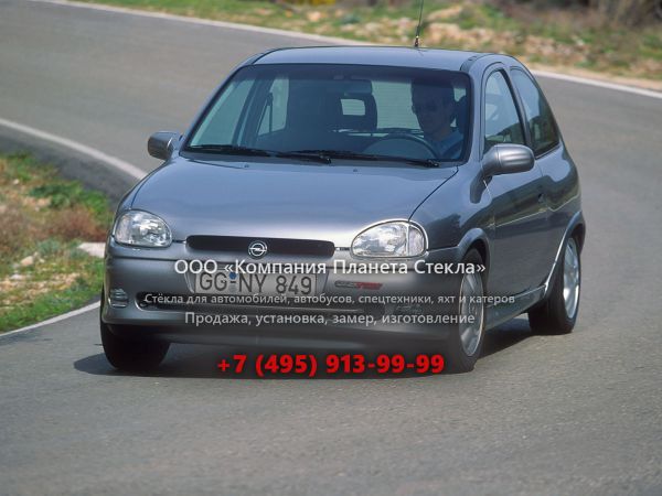 Стекло для Opel Corsa GSi хетчбэк 1993 - 2000, B