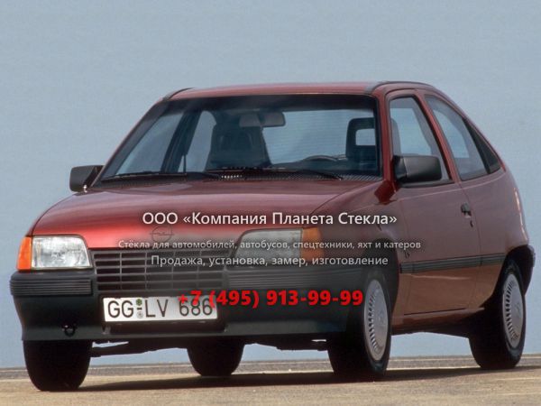 Стекло для Opel Kadett хетчбэк 1984 - 1991, E