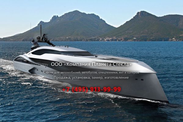 Стекло для моторная яхта Palmer Johnson 72M SuperSport