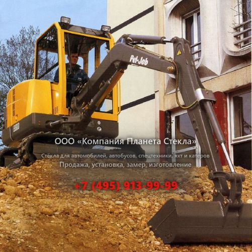 Стекло для гусеничных мини-экскаваторов Pel-Job EB300XT