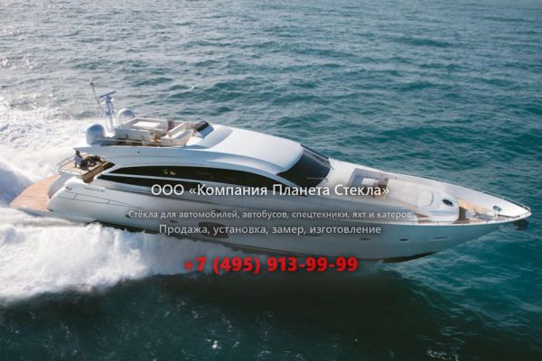 Стекло для моторная яхта с флайбриджем Pershing 92