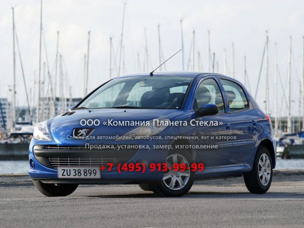 Стекло для Peugeot 206 хетчбэк 2009 - 2013, 2 поколение
