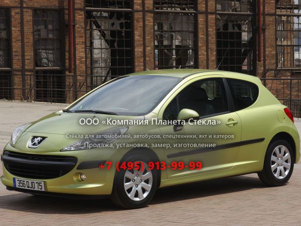 Стекло для Peugeot 207 хетчбэк 2006 - 2009, 1 поколение