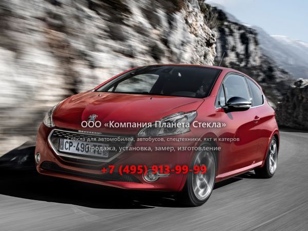 Стекло для Peugeot 208 GTi хетчбэк 2012 - 2016, 1 поколение