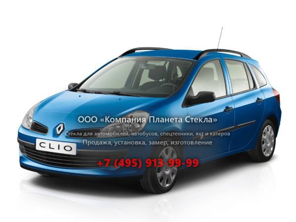 Стекло для Renault Clio универсал 2005 - 2009, 3 поколение