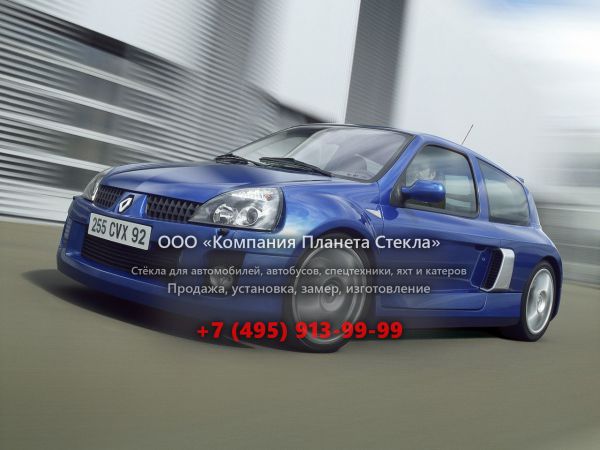 Стекло для Renault Clio V6 Sport хетчбэк 2001 - 2005, 2 поколение [рестайлинг]