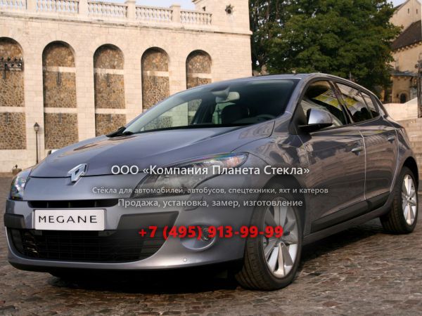 Стекло для Renault Megane хетчбэк 2008 - 2014, 3 поколение