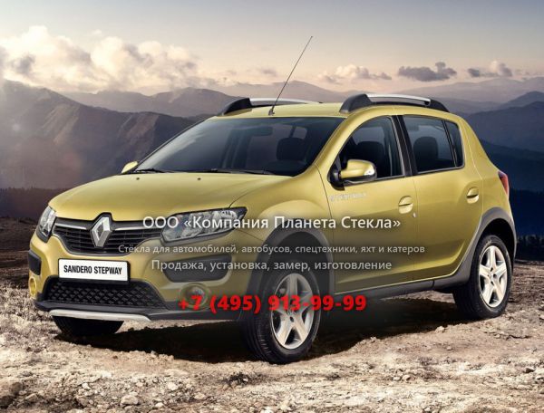 Стекло для Renault Sandero Stepway хетчбэк 2013 - 2018, 2 поколение