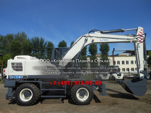 Стекло для колёсных экскаваторов RM-Terex TVEX 140W