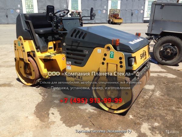 Стекло для гладковальцовых катков SAKAI SW352-1