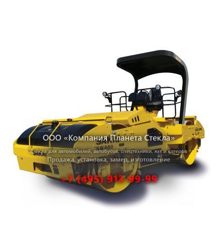 Стекло для гладковальцовых катков SAKAI SW880