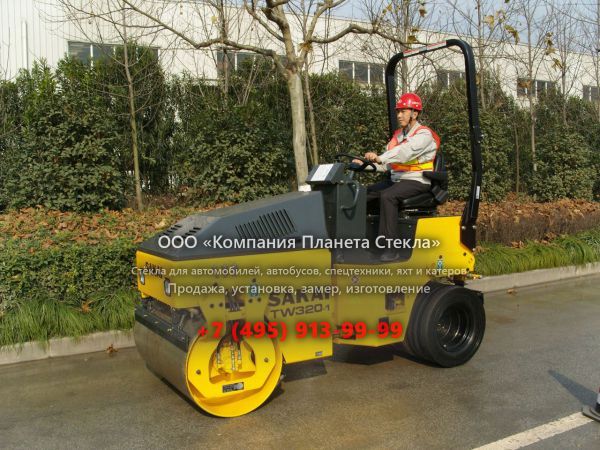 Стекло для гладковальцовых катков SAKAI TW320-1