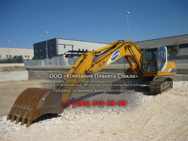 Стекло для гусеничных экскаваторов Samsung 45CM