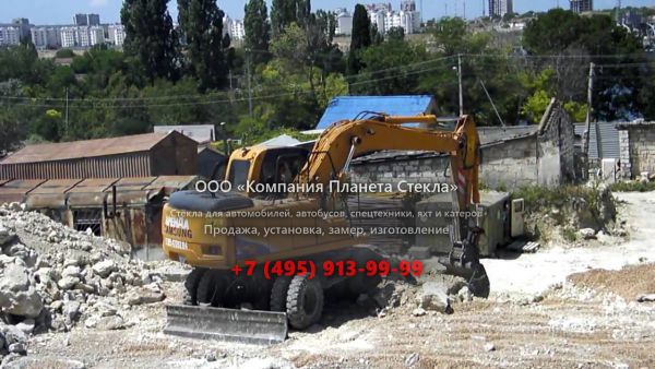 Стекло для гусеничных экскаваторов Samsung SE 130