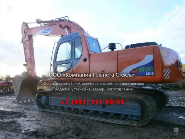Стекло для гусеничных экскаваторов Samsung SE 240LC-3
