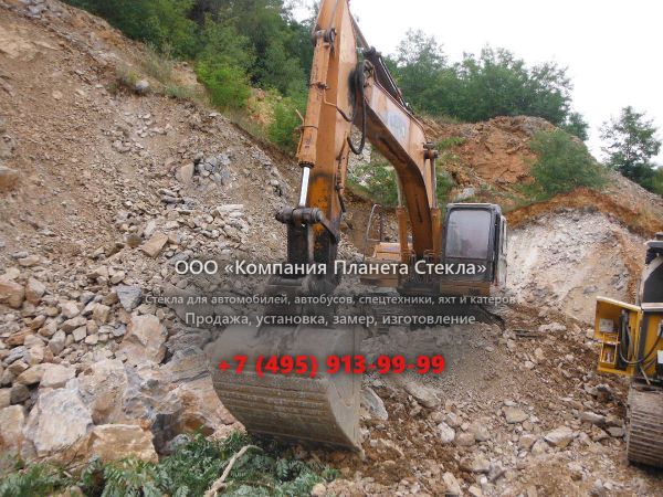 Стекло для гусеничных экскаваторов Samsung SE 240NLC-3