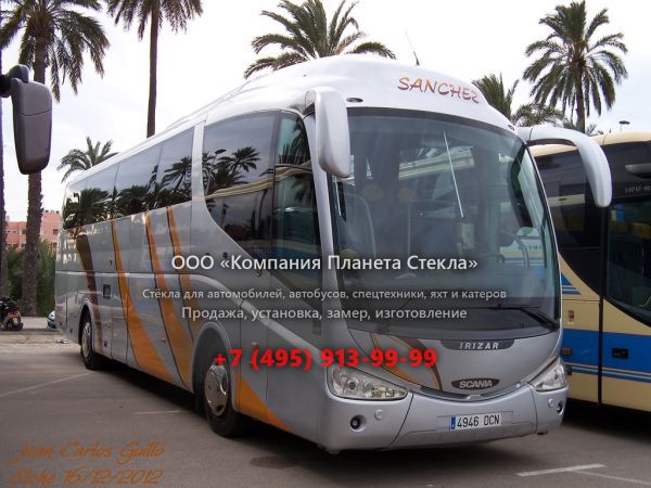 Стекло для туристический автобус Scania Irizar PB K124 EB