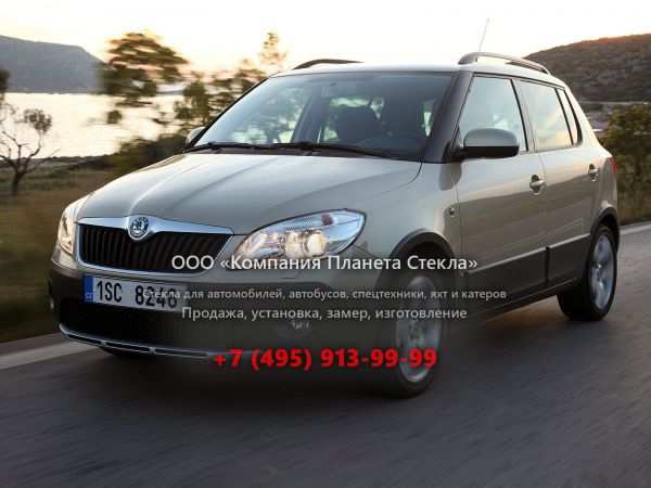 Стекло для Skoda Fabia Scout хетчбэк 2010 - 2014, 5J [рестайлинг]