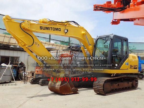 Стекло для гусеничных экскаваторов Sumitomo SH120-5