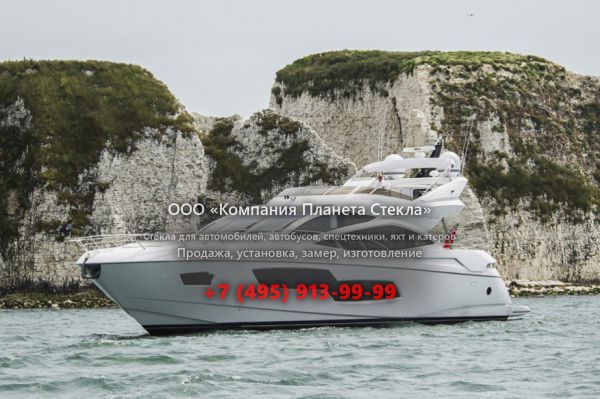 Стекло для моторная яхта с флайбриджем Sunseeker 80 Sport Yacht