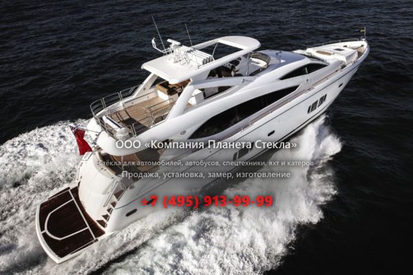 Стекло для моторная яхта с флайбриджем Sunseeker 88 Yacht