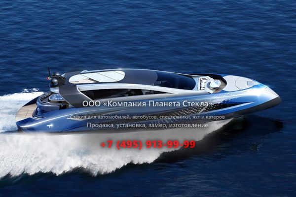Стекло для моторная яхта с хардтопом Tecnomar Evo 80