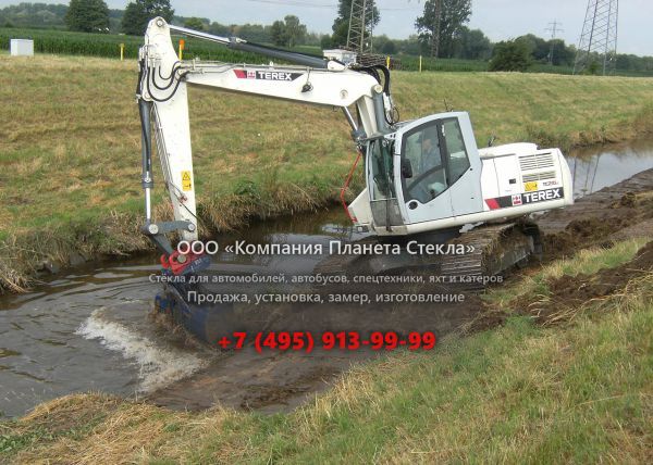 Стекло для гусеничных экскаваторов Terex TC210 LC