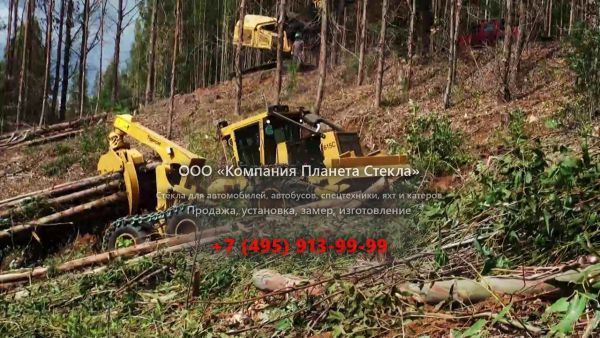 Стекло для скиддеров Tigercat 615C