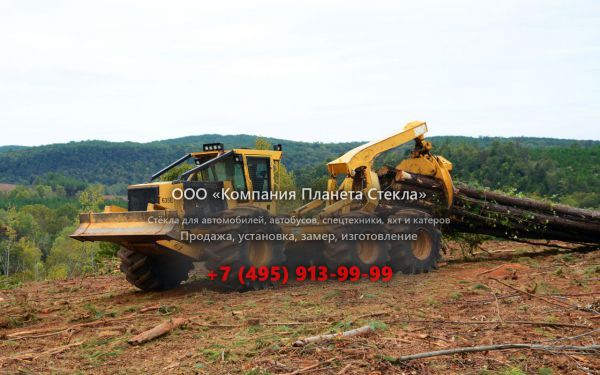 Стекло для скиддеров Tigercat 635E