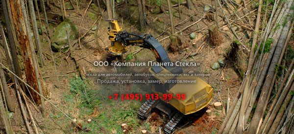 Стекло для валочно-пакетирующих машин Tigercat LX870C