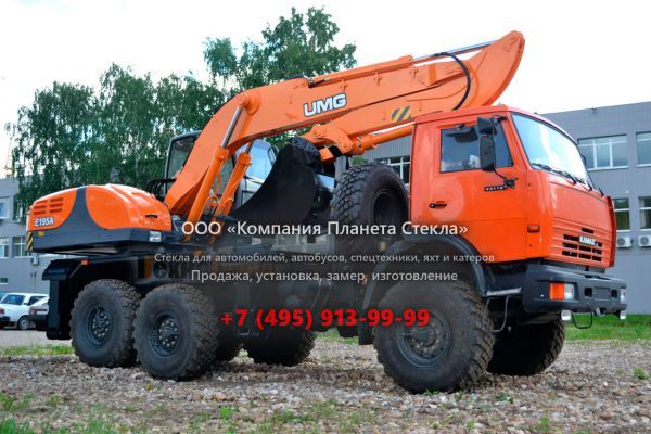 Стекло для колёсных экскаваторов UMG E195A