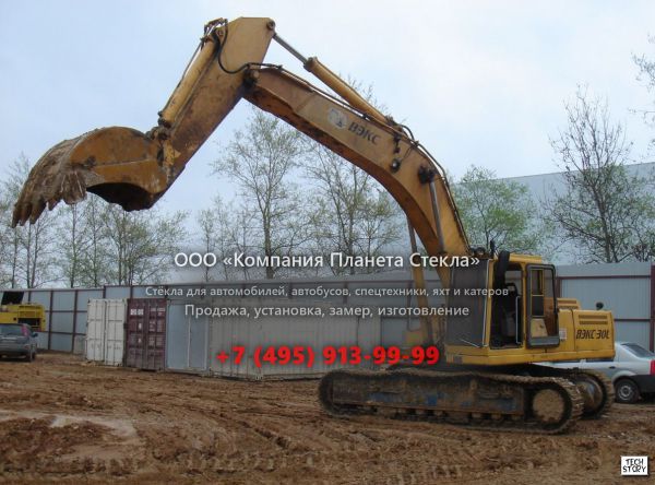 Стекло для гусеничных экскаваторов ВЭКС 30L