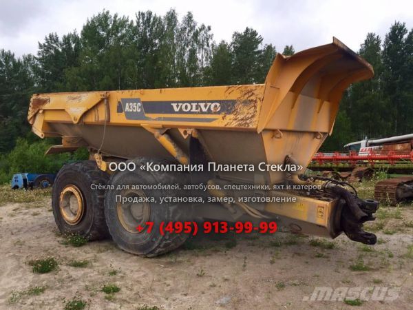 Стекло для сочленённых самосвалов Volvo A35C