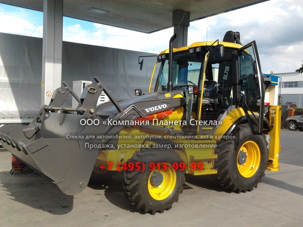 Стекло для экскаваторов-погрузчиков Volvo BL71B