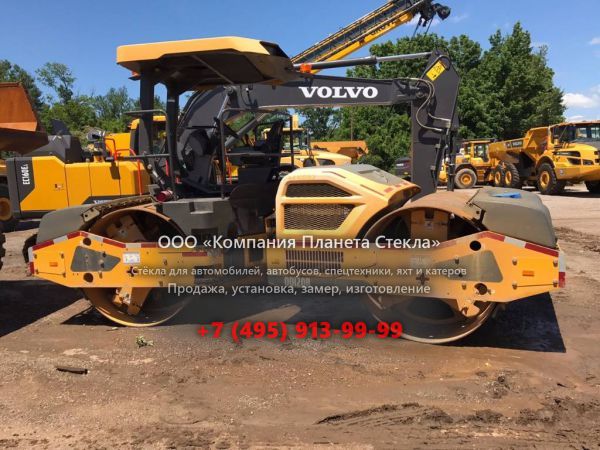 Стекло для гладковальцовых катков Volvo DD120B