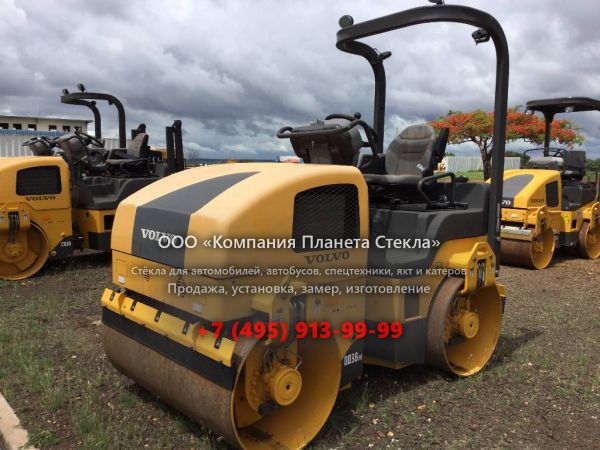 Стекло для гладковальцовых катков Volvo DD38HF