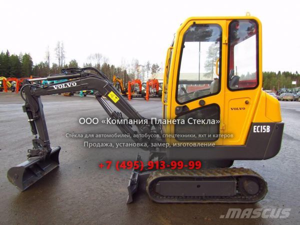 Стекло для гусеничных мини-экскаваторов Volvo EC15B XT