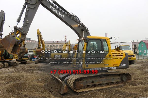 Стекло для гусеничных экскаваторов Volvo EC160B Prime