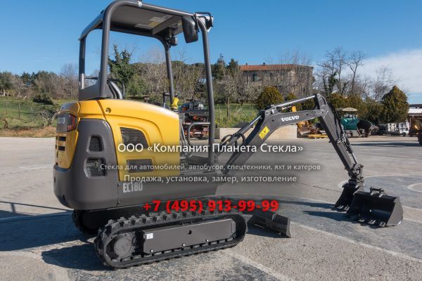 Стекло для гусеничных мини-экскаваторов Volvo EC18D