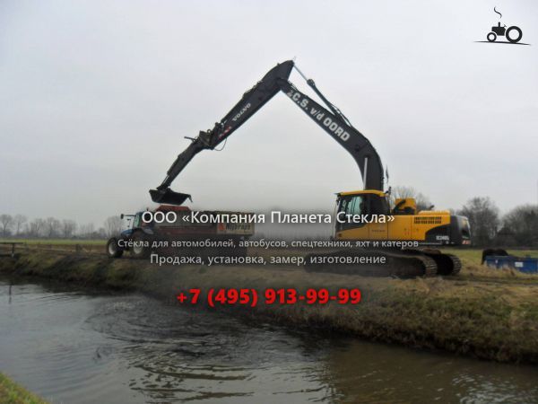 Стекло для гусеничных экскаваторов Volvo EC240C LR