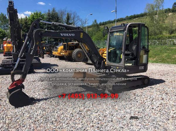 Стекло для гусеничных мини-экскаваторов Volvo EC35C