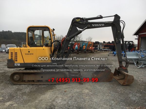 Стекло для гусеничных мини-экскаваторов Volvo EC50
