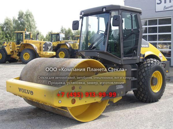 Стекло для грунтовых катков Volvo SD100D